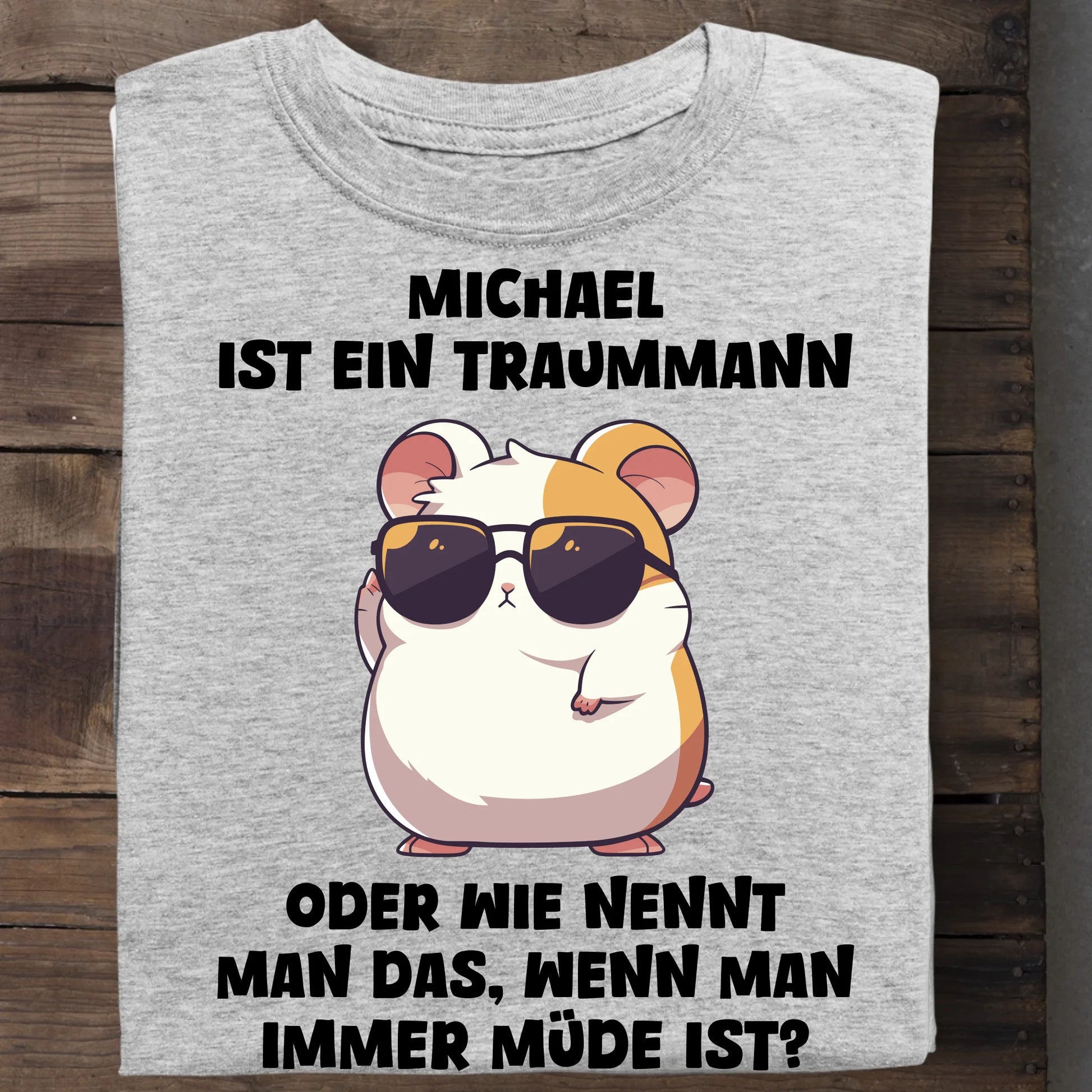 Traummann - Organic Men's Shirt (personalisierbar) Crafter T-Shirt ST ST Heather-Grey