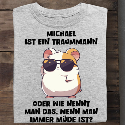 Traummann - Organic Men's Shirt (personalisierbar) Crafter T-Shirt ST ST Heather-Grey