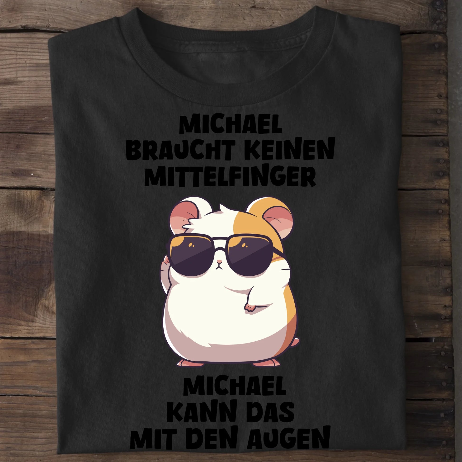 Keinen Mittelfinger - Organic Men's Shirt (personalisierbar) Crafter T-Shirt ST ST Black