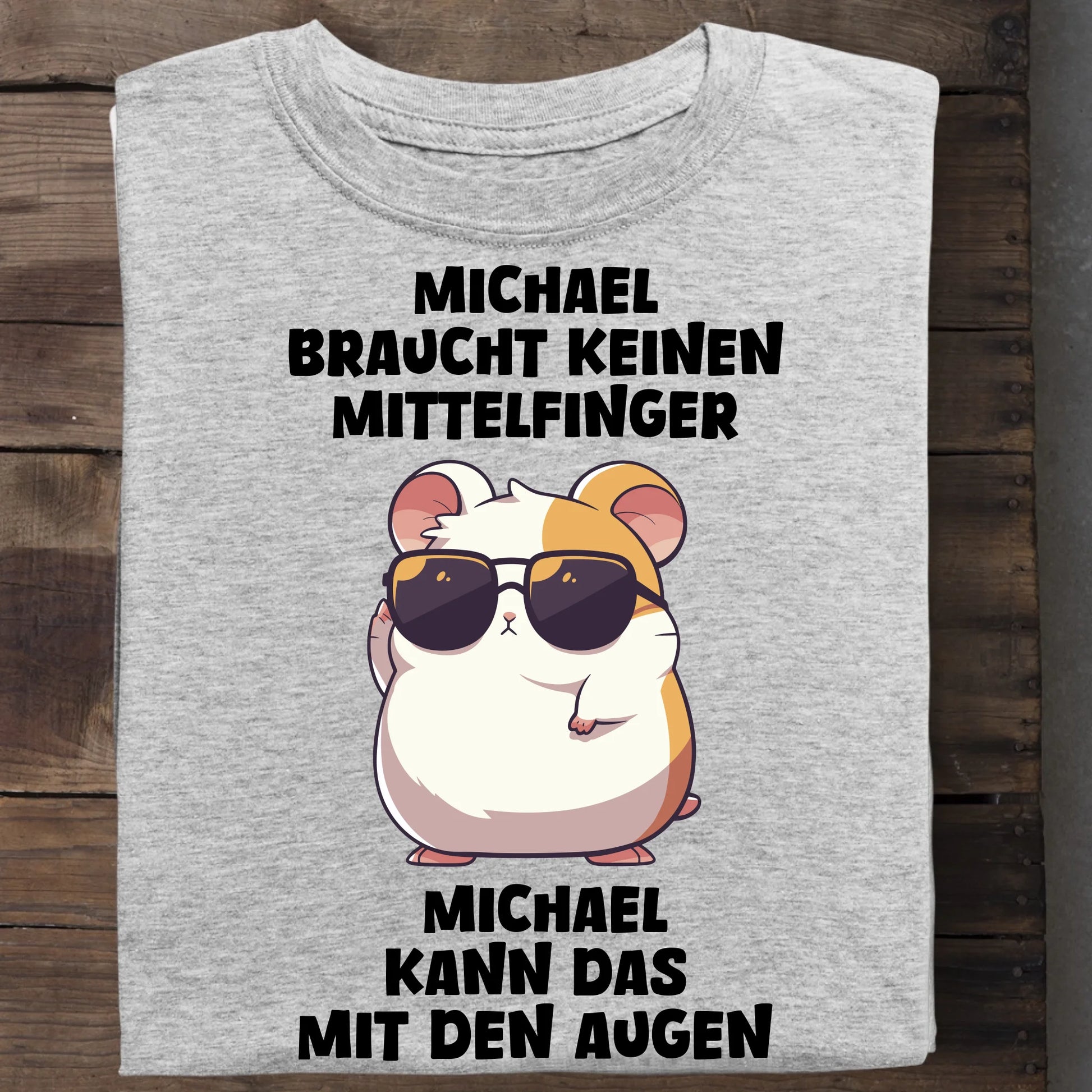 Keinen Mittelfinger - Organic Men's Shirt (personalisierbar) Crafter T-Shirt ST ST Heather-Grey