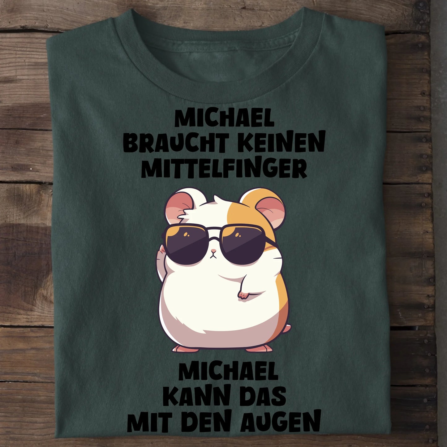 Keinen Mittelfinger - Organic Men's Shirt (personalisierbar) Crafter T-Shirt ST ST Bottled-Green