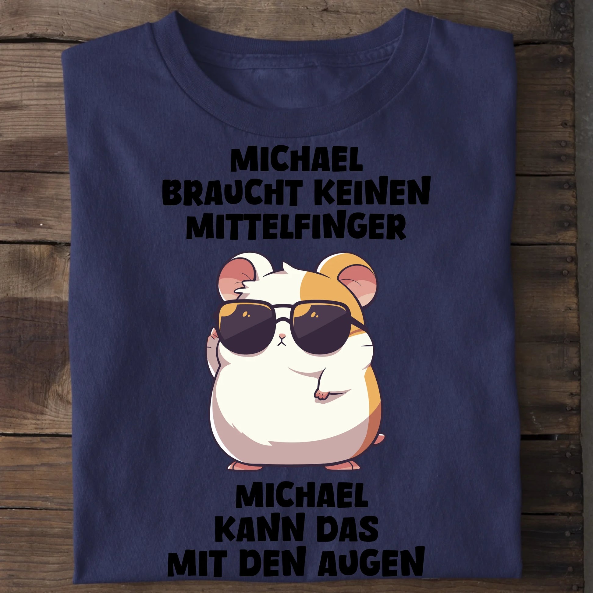 Keinen Mittelfinger - Organic Men's Shirt (personalisierbar) Crafter T-Shirt ST ST French-Navy