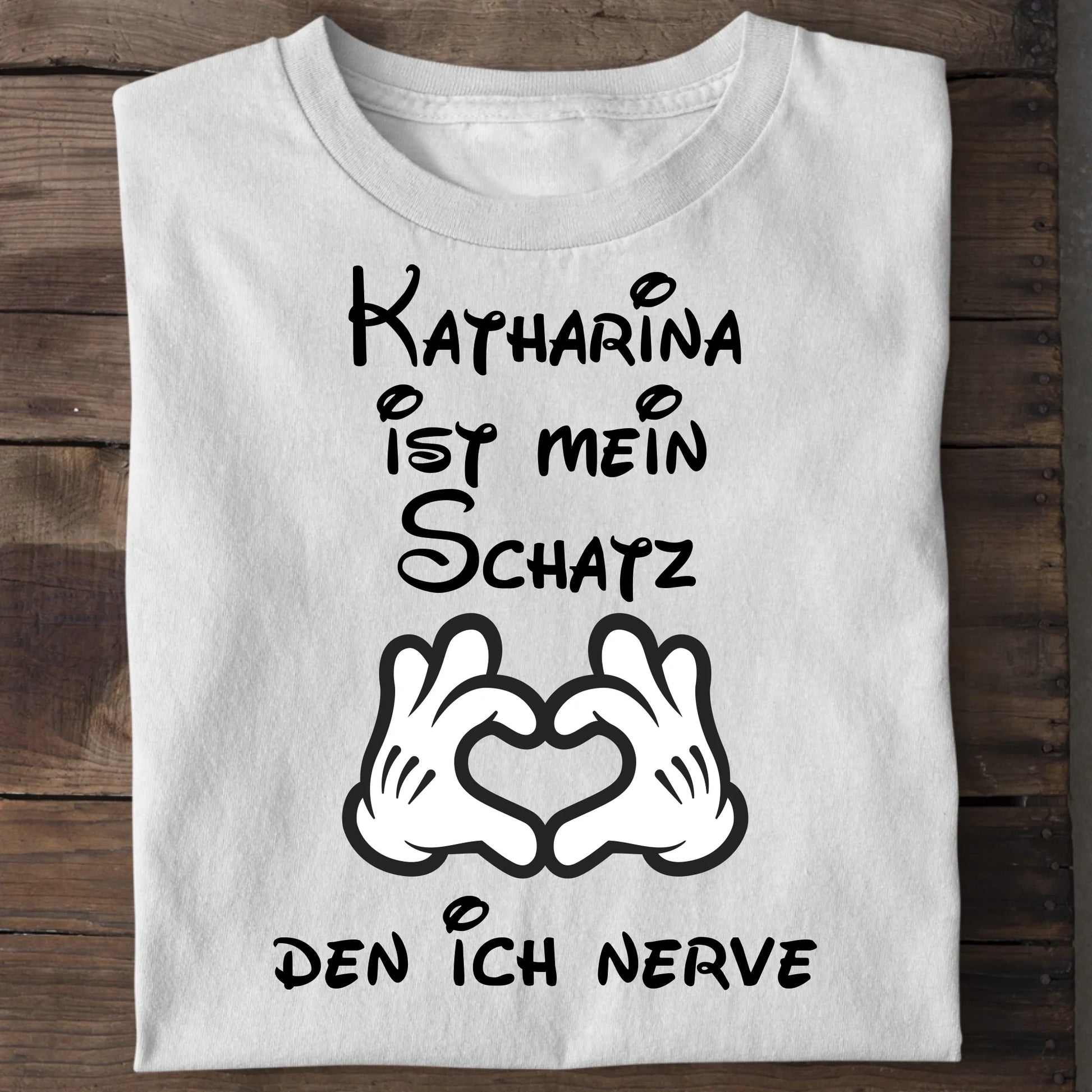 Mein Schatz - Organic Men's Shirt (personalisierbar) Crafter T-Shirt ST ST White