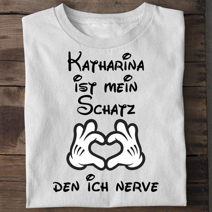 Mein Schatz - Organic Men's Shirt (personalisierbar) Crafter T-Shirt ST ST White