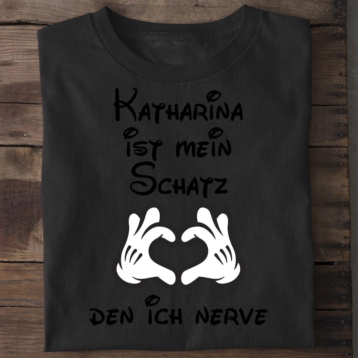 Mein Schatz - Organic Men's Shirt (personalisierbar) Crafter T-Shirt ST ST Black