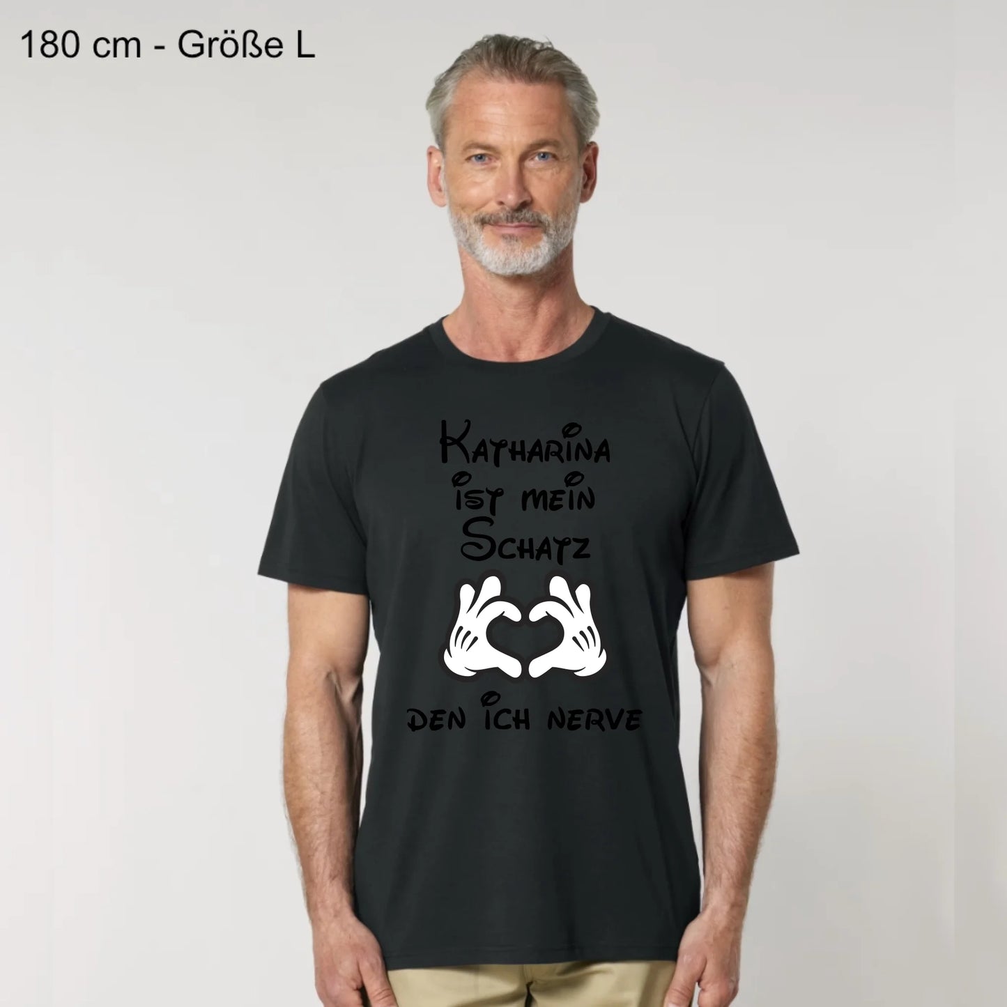 Mein Schatz - Organic Men's Shirt (personalisierbar)
