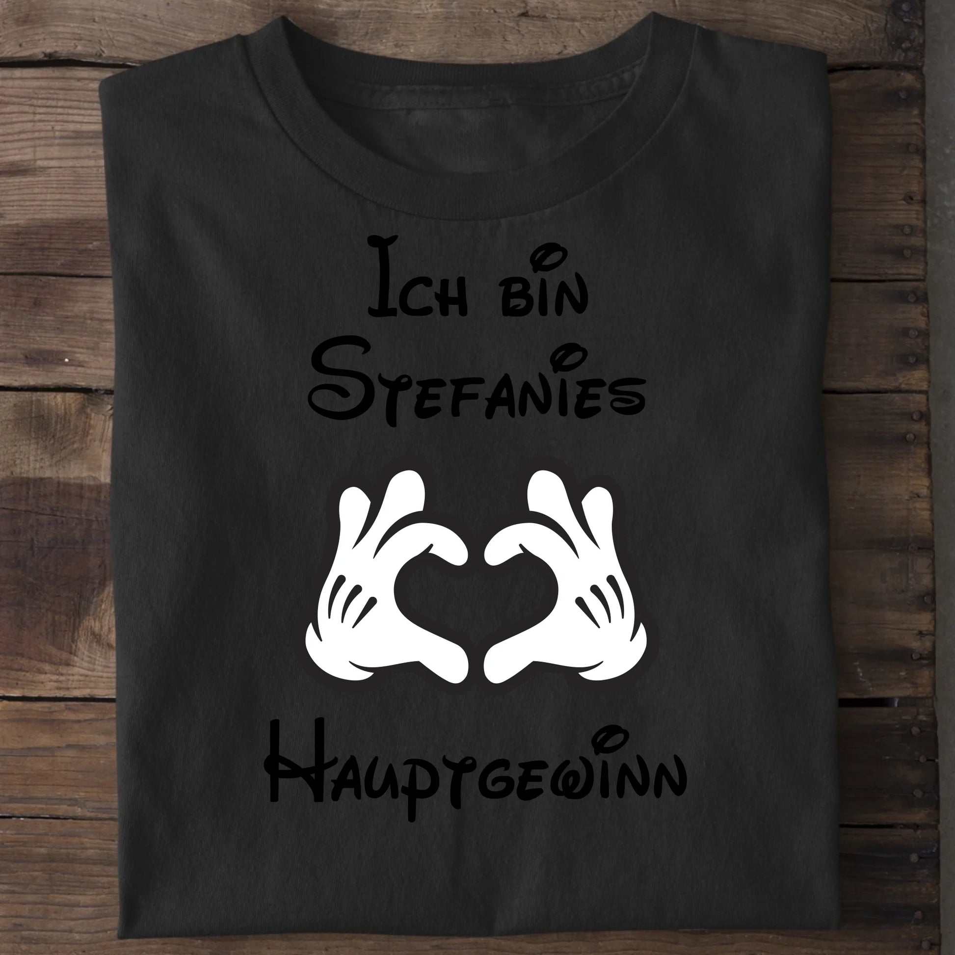 Hauptgewinn - Organic Men's Shirt (personalisierbar) Crafter T-Shirt ST ST Black
