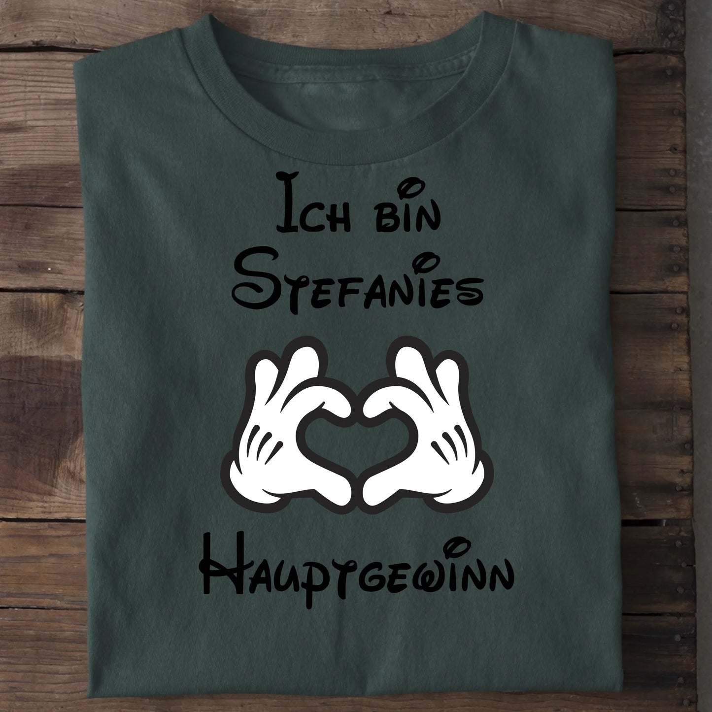 Hauptgewinn - Organic Men's Shirt (personalisierbar) Crafter T-Shirt ST ST Bottled-Green