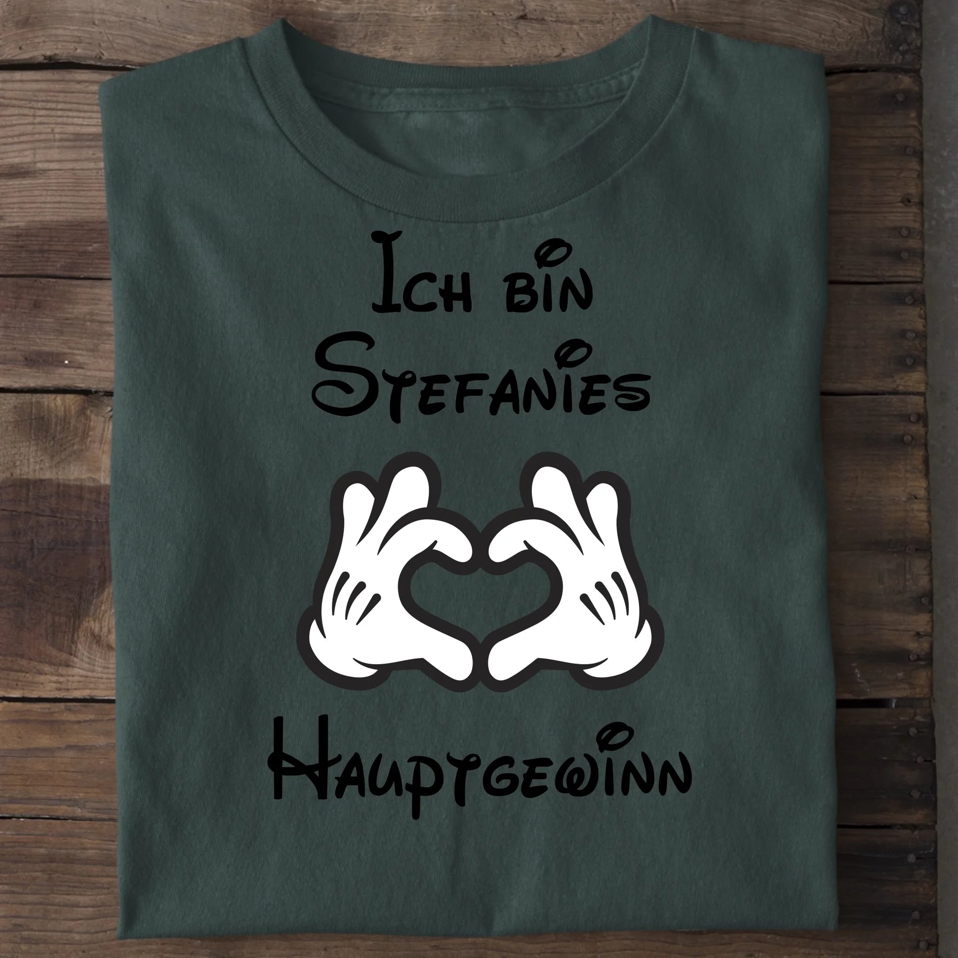 Hauptgewinn - Organic Men's Shirt (personalisierbar) Crafter T-Shirt ST ST Bottled-Green