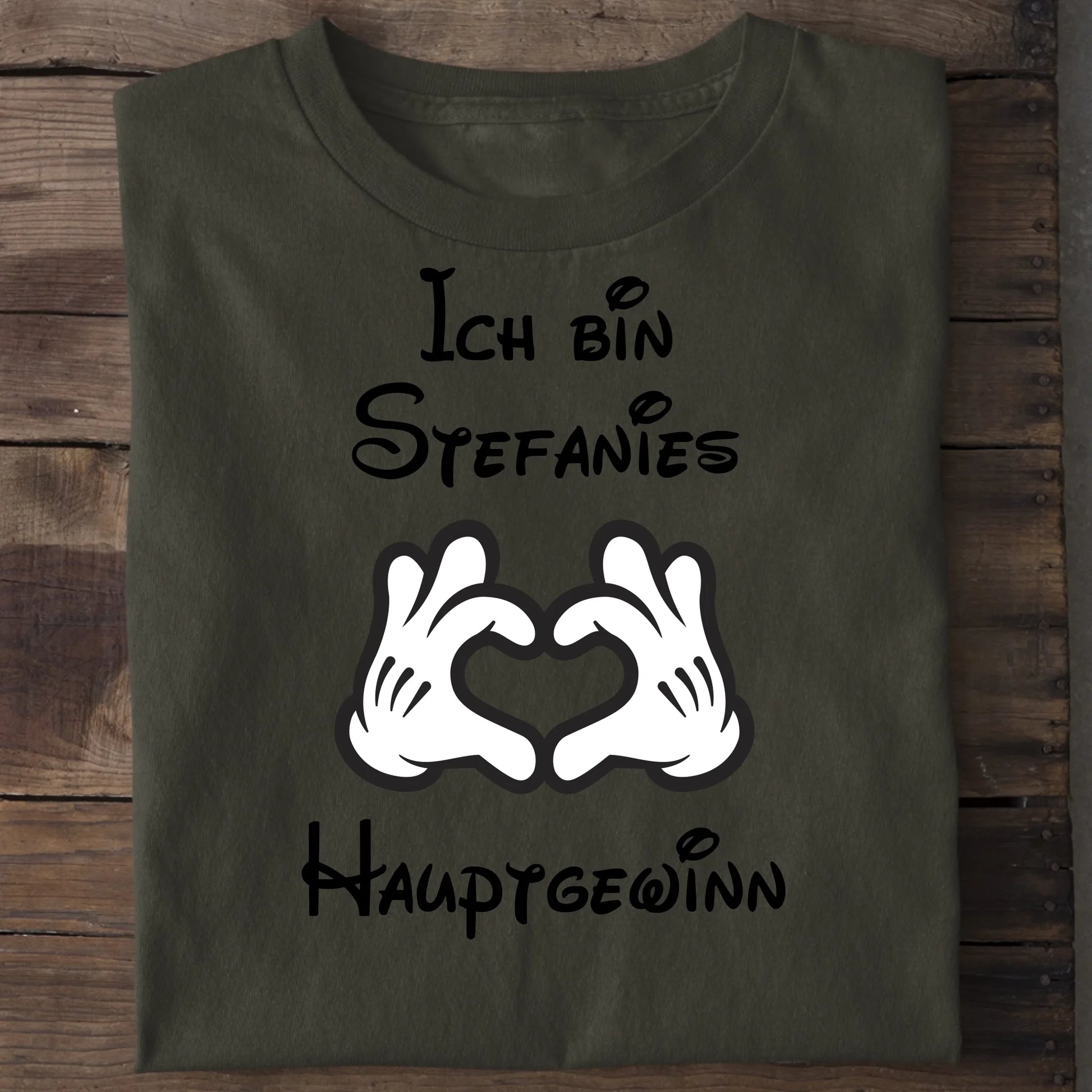 Hauptgewinn - Organic Men's Shirt (personalisierbar) Crafter T-Shirt ST ST Khaki