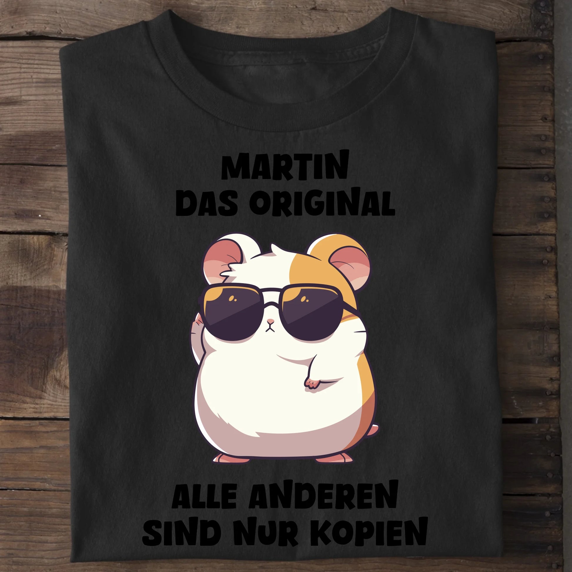 Das Original - Organic Men's Shirt (personalisierbar) Crafter T-Shirt ST ST Black