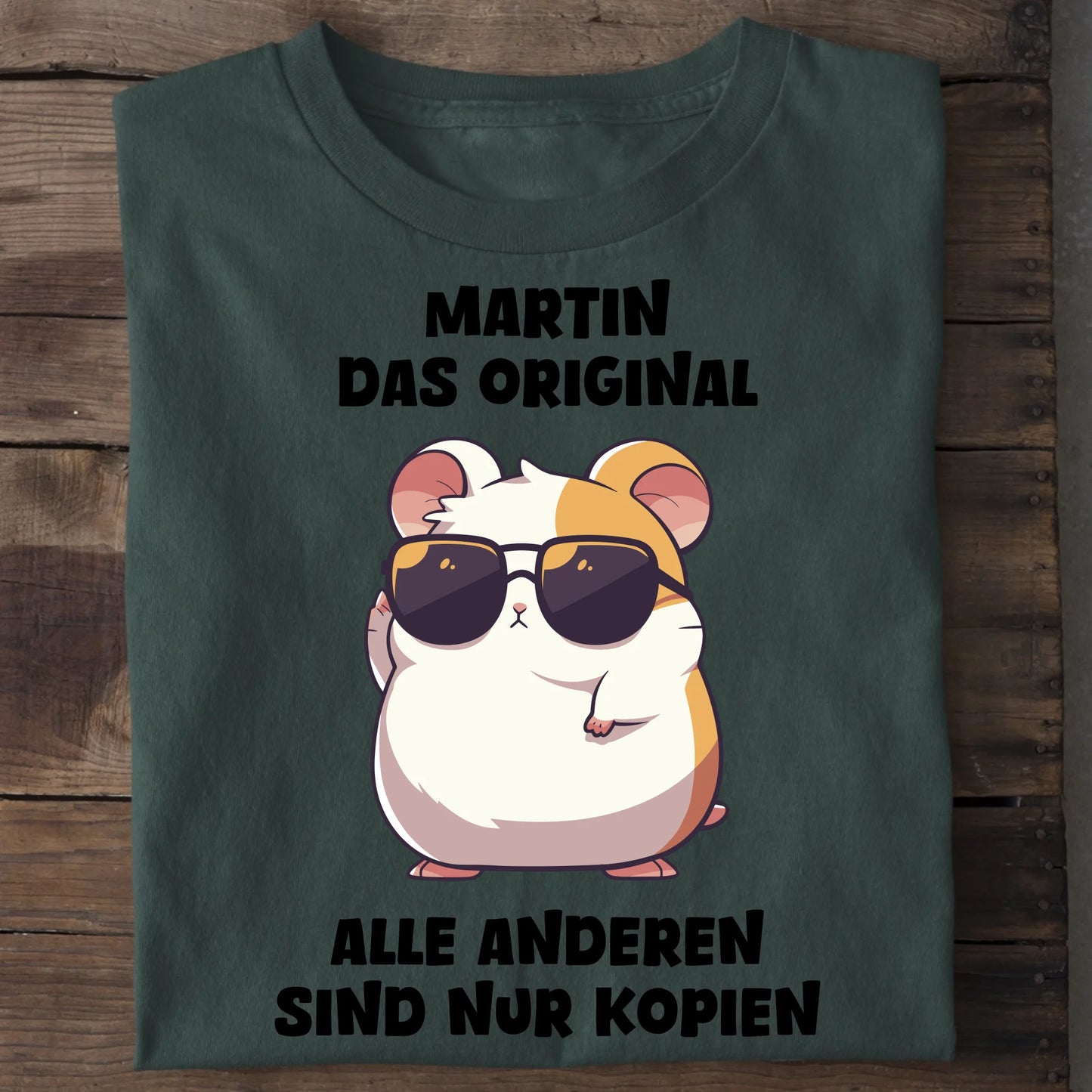 Das Original - Organic Men's Shirt (personalisierbar) Crafter T-Shirt ST ST Bottled-Green