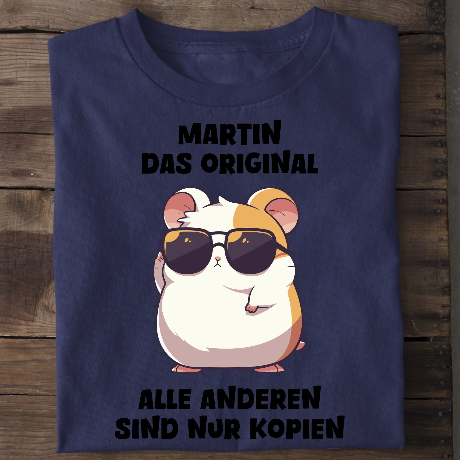 Das Original - Organic Men's Shirt (personalisierbar) Crafter T-Shirt ST ST French-Navy
