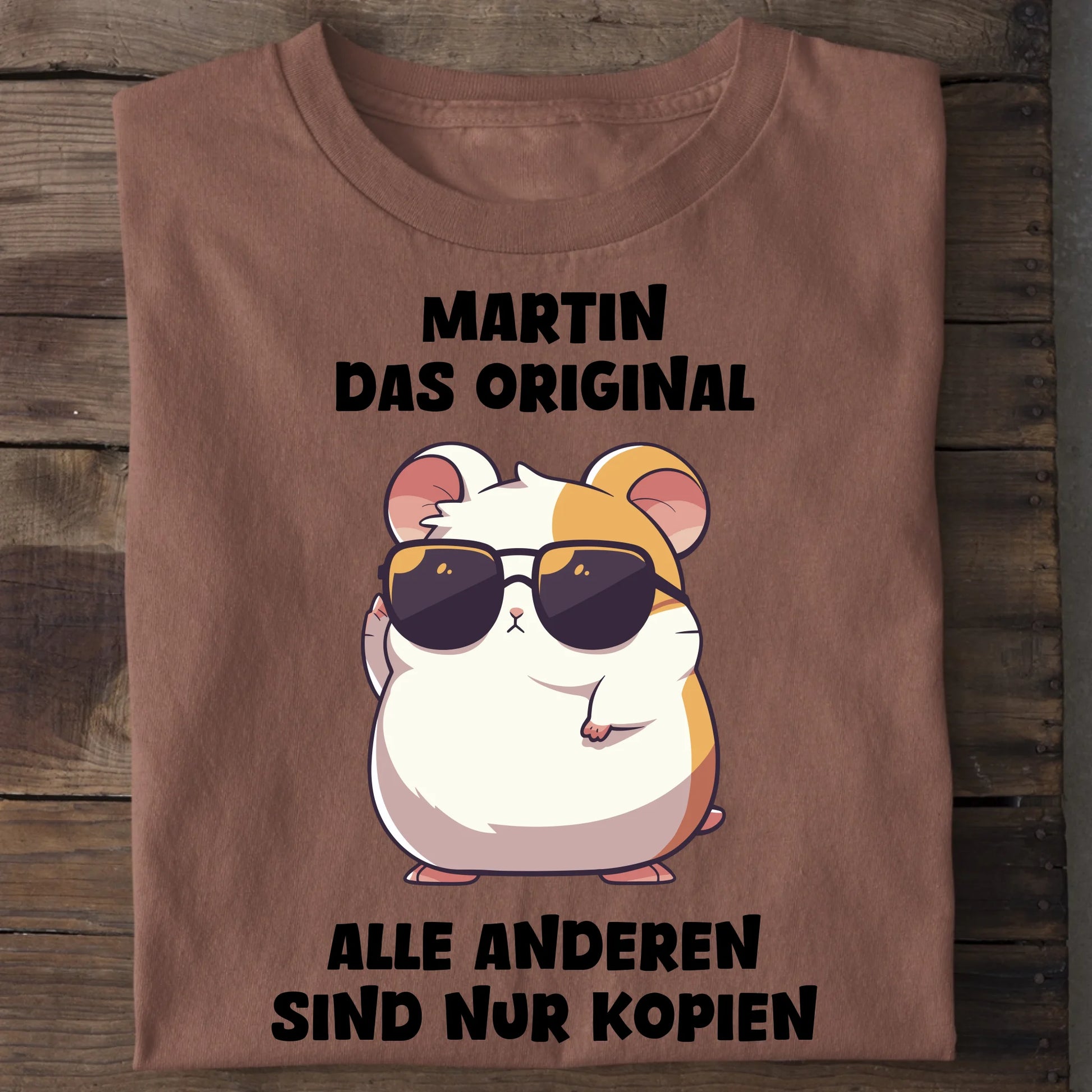 Das Original - Organic Men's Shirt (personalisierbar) Crafter T-Shirt ST ST Heritage-Brown