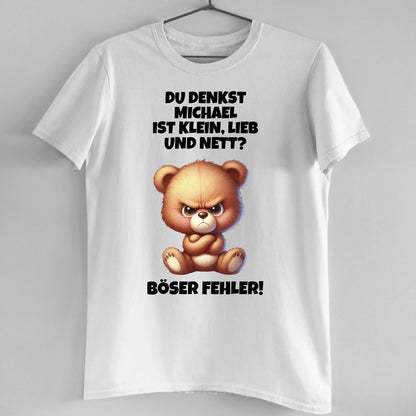 Klein, lieb und nett - Organic Men's Shirt (personalisierbar)