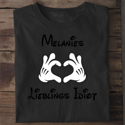 Lieblingsidiot - Organic Men's Shirt (personalisierbar) Crafter T-Shirt ST ST Black