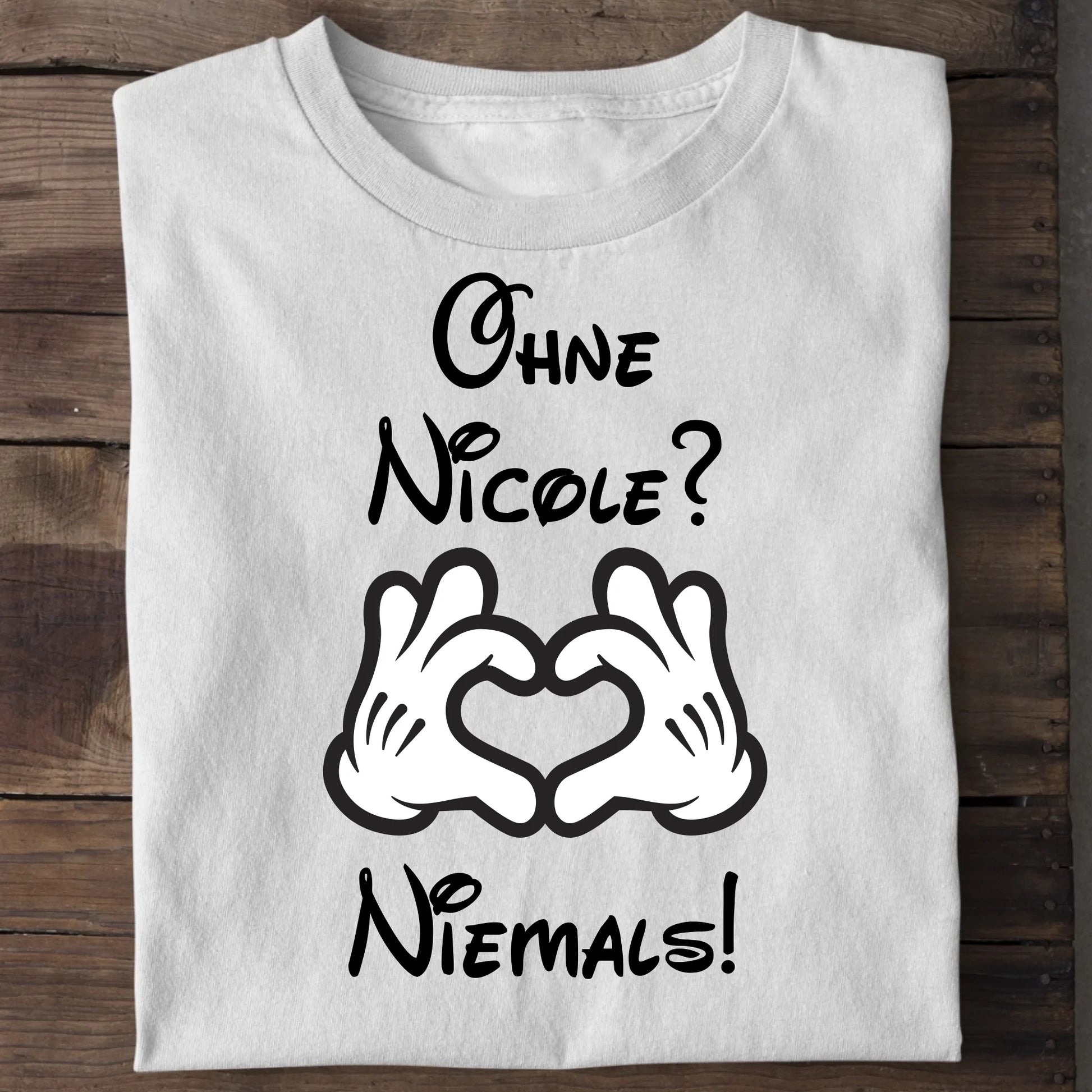 Niemals ohne dich - Organic Men's Shirt (personalisierbar) Crafter T-Shirt ST ST White