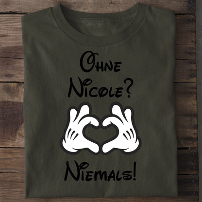 Niemals ohne dich - Organic Men's Shirt (personalisierbar) Crafter T-Shirt ST ST Khaki