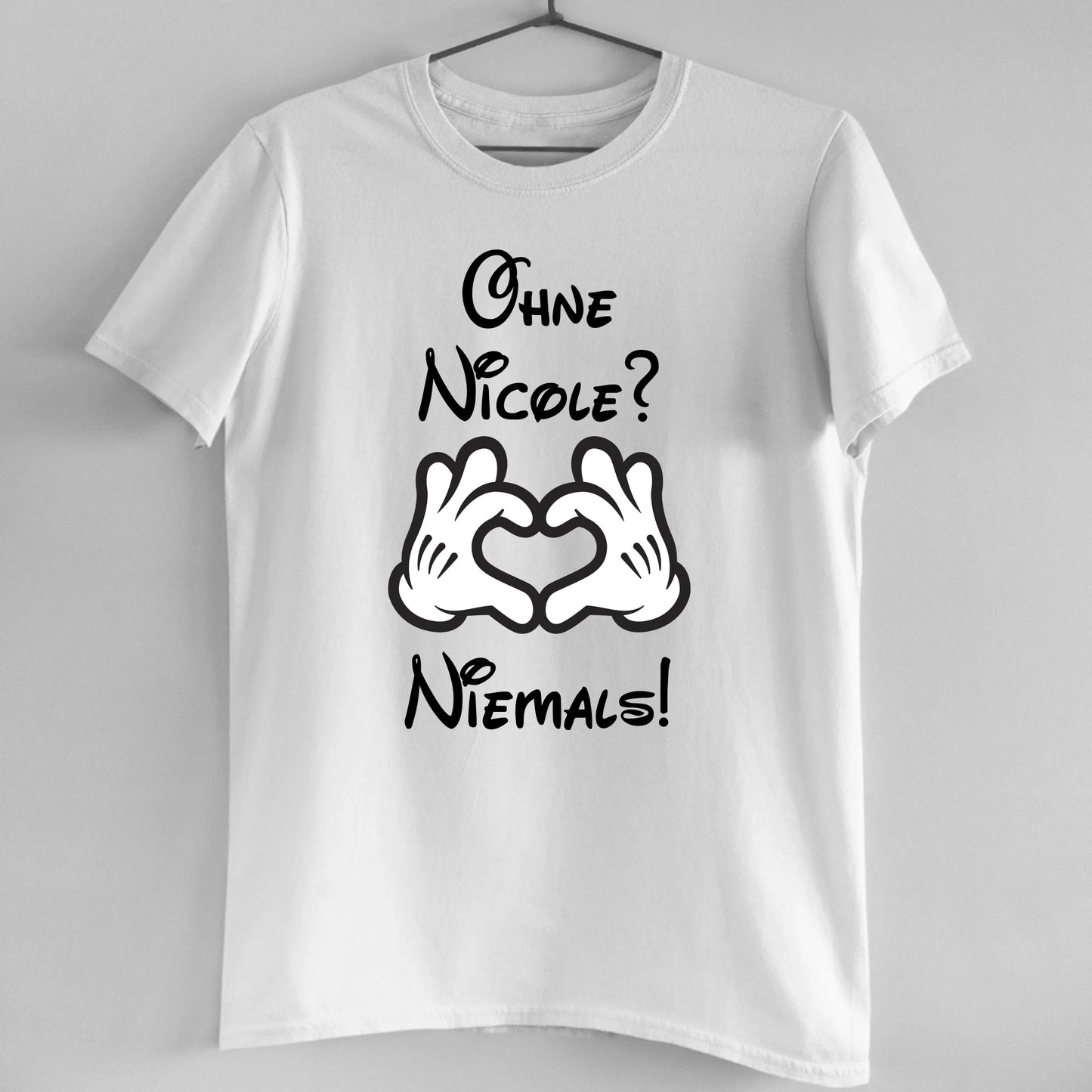 Niemals ohne dich - Organic Men's Shirt (personalisierbar)