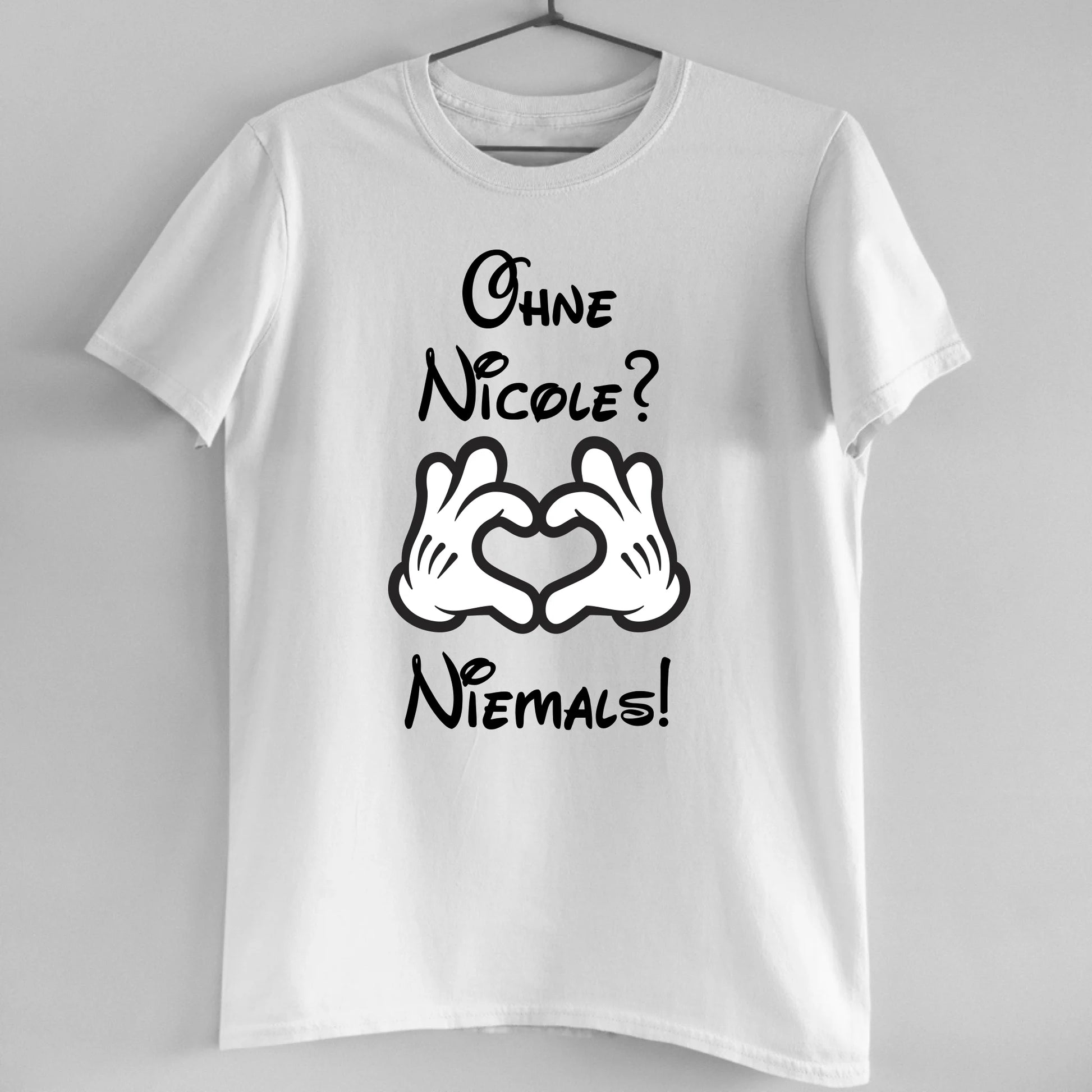 Niemals ohne dich - Organic Men's Shirt (personalisierbar)