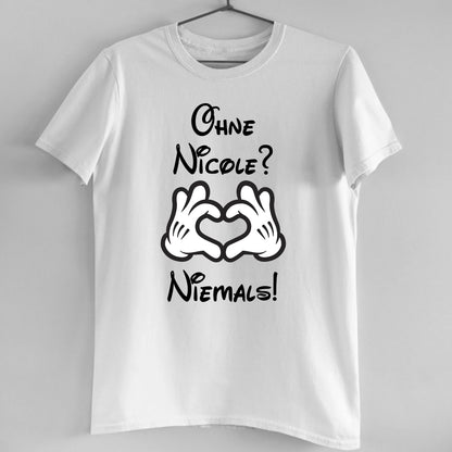 Niemals ohne dich - Organic Men's Shirt (personalisierbar)