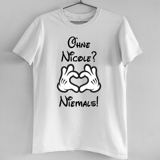 Niemals ohne dich - Organic Men's Shirt (personalisierbar)