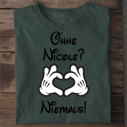 Niemals ohne dich - Organic Men's Shirt (personalisierbar) Crafter T-Shirt ST ST Bottled-Green