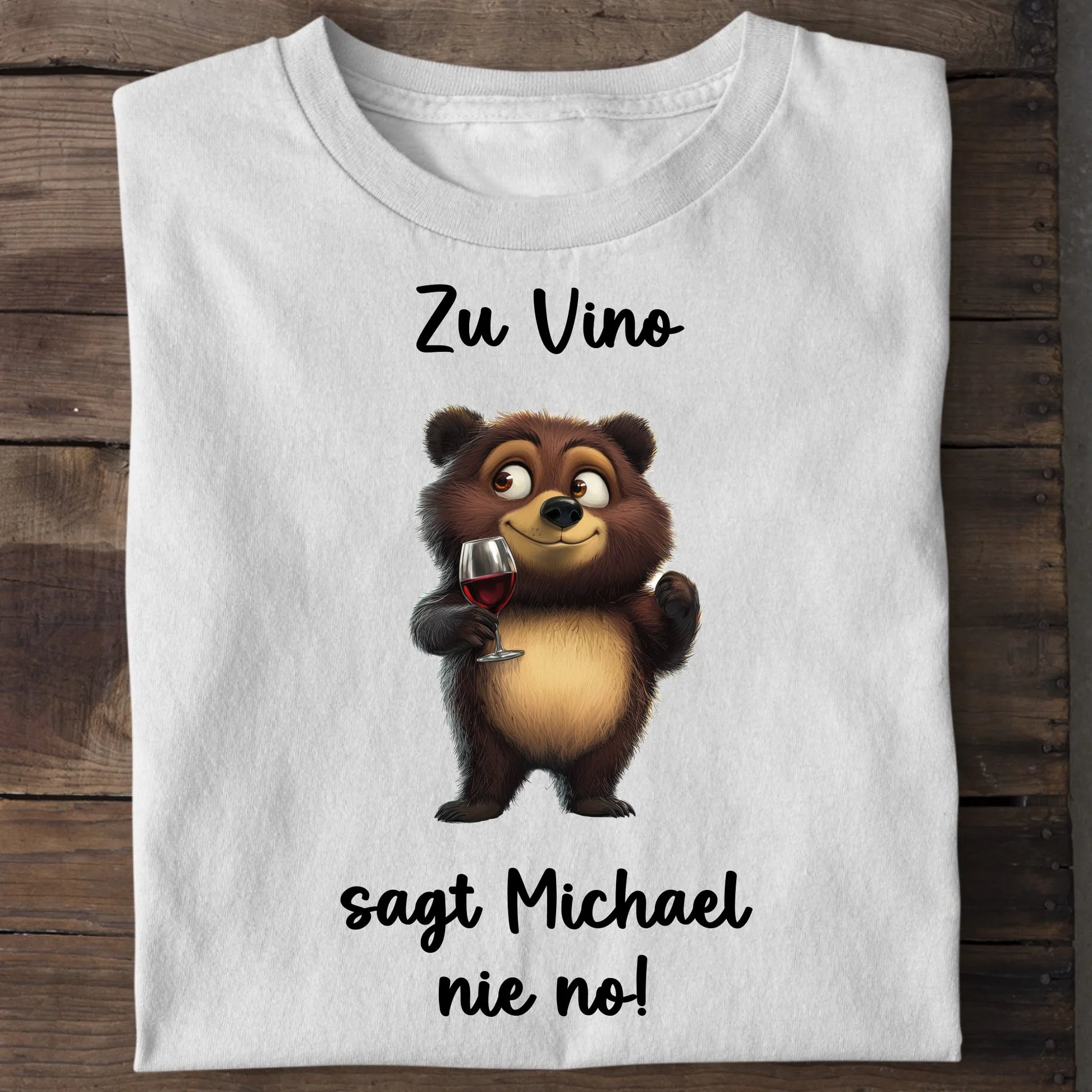Zu Vino sag ich nie no! - Organic Men's Shirt (personalisierbar) Crafter T-Shirt ST ST White