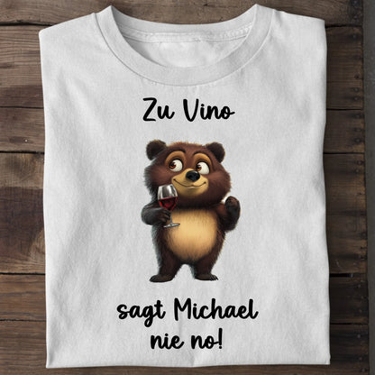 Zu Vino sag ich nie no! - Organic Men's Shirt (personalisierbar) Crafter T-Shirt ST ST White