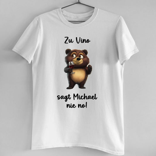 Zu Vino sag ich nie no! - Organic Men's Shirt (personalisierbar)