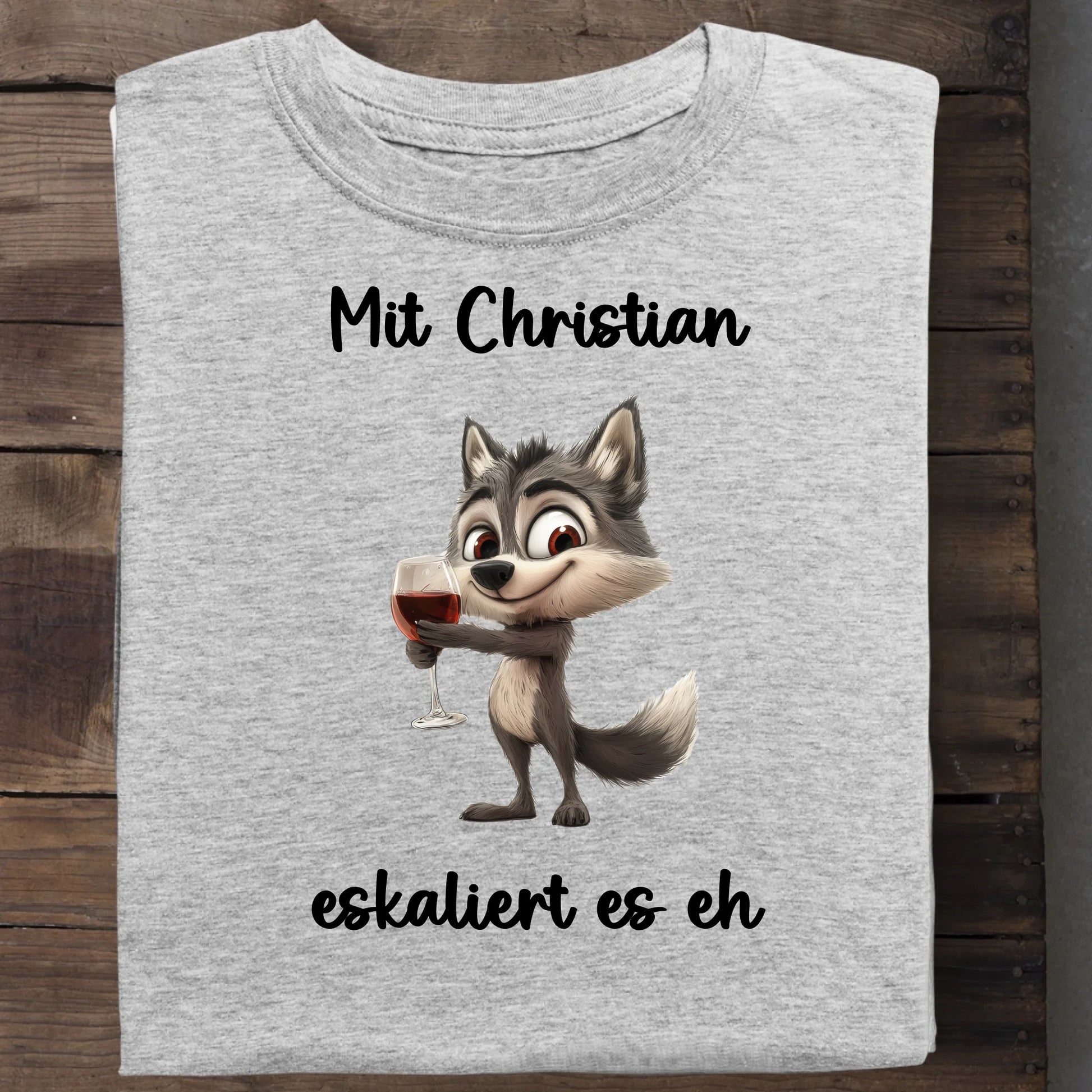 Es eskaliert eh - Organic Men's Shirt (personalisierbar) Crafter T-Shirt ST ST Heather-Grey