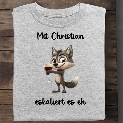 Es eskaliert eh - Organic Men's Shirt (personalisierbar) Crafter T-Shirt ST ST Heather-Grey