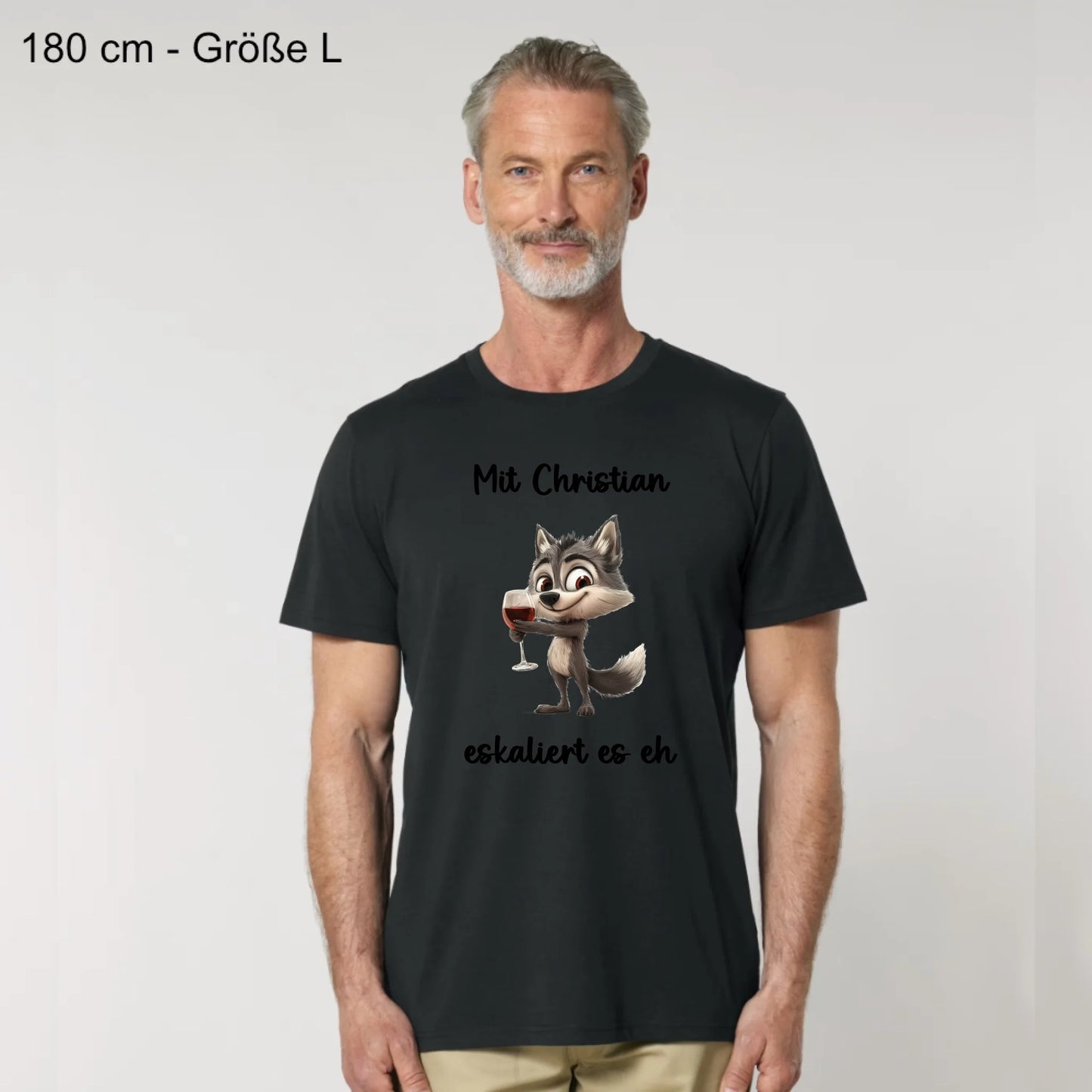 Es eskaliert eh - Organic Men's Shirt (personalisierbar)