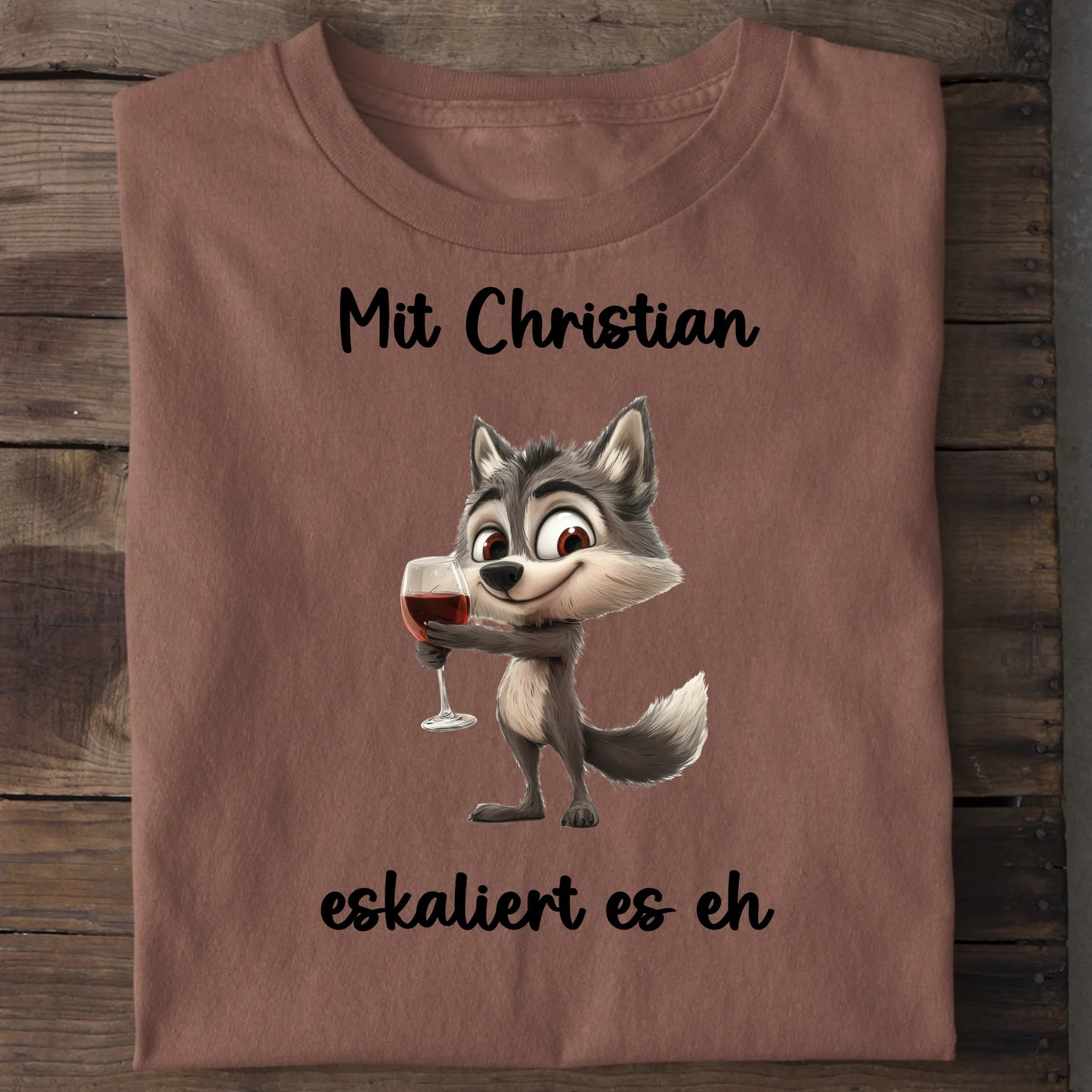 Es eskaliert eh - Organic Men's Shirt (personalisierbar) Crafter T-Shirt ST ST Heritage-Brown
