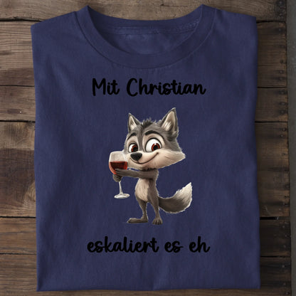 Es eskaliert eh - Organic Men's Shirt (personalisierbar) Crafter T-Shirt ST ST French-Navy