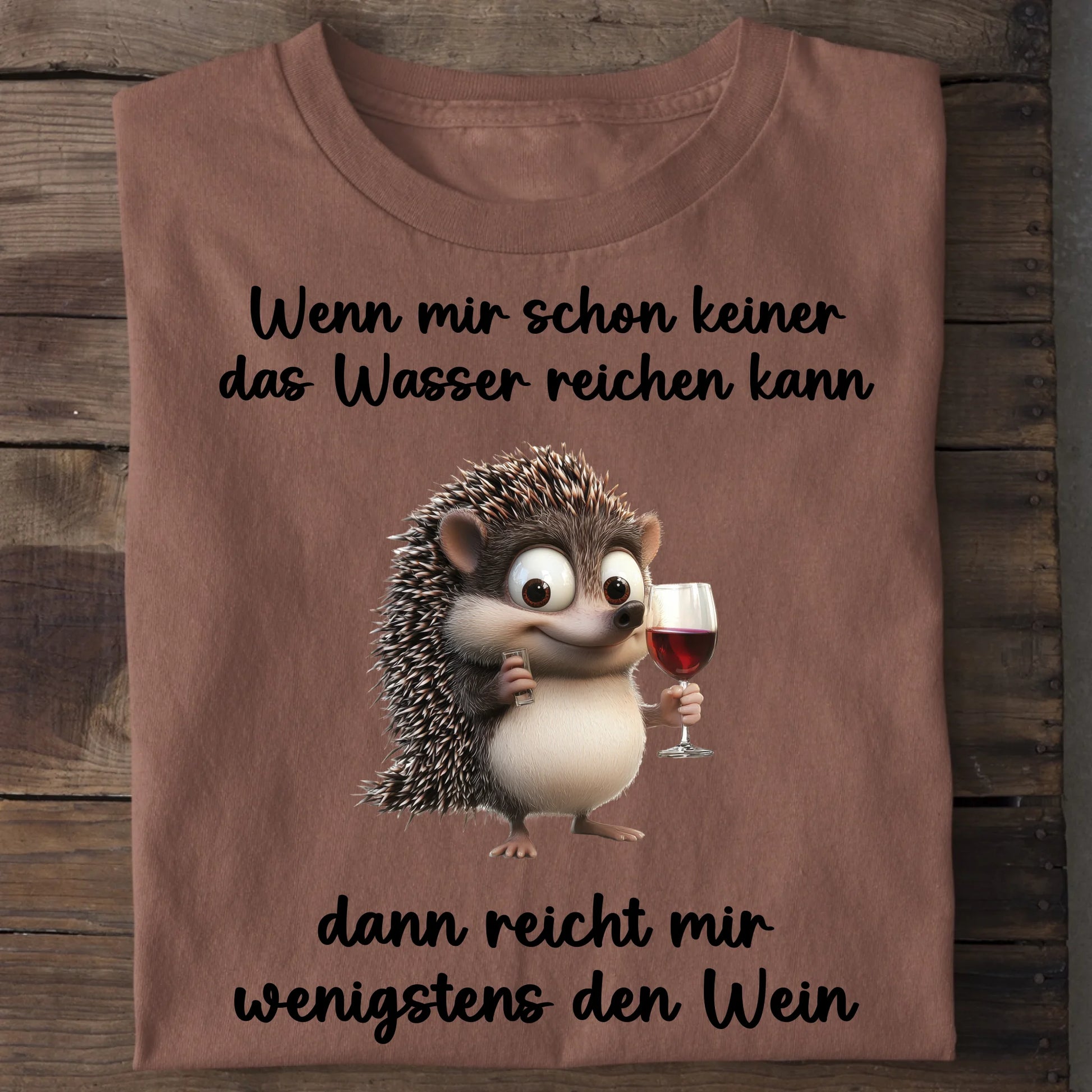 Nicht das Wasser reichen - Organic Men's Shirt (personalisierbar) Crafter T-Shirt ST ST Heritage-Brown