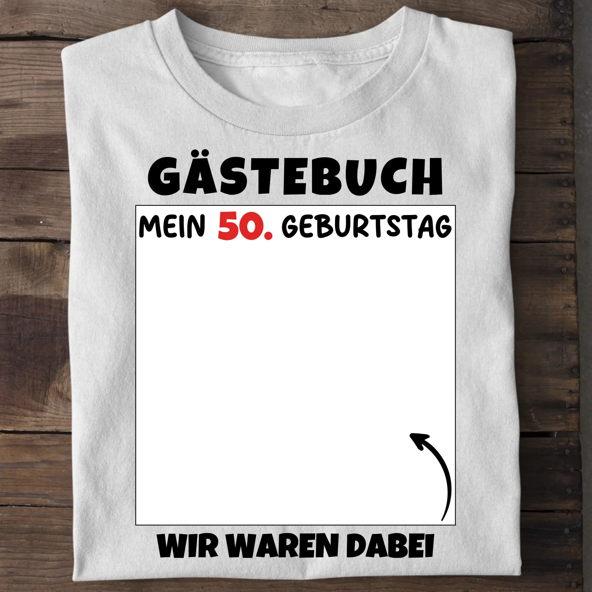 Gästebuch - Organic Men's Shirt (personalisierbar) Crafter T-Shirt ST ST White