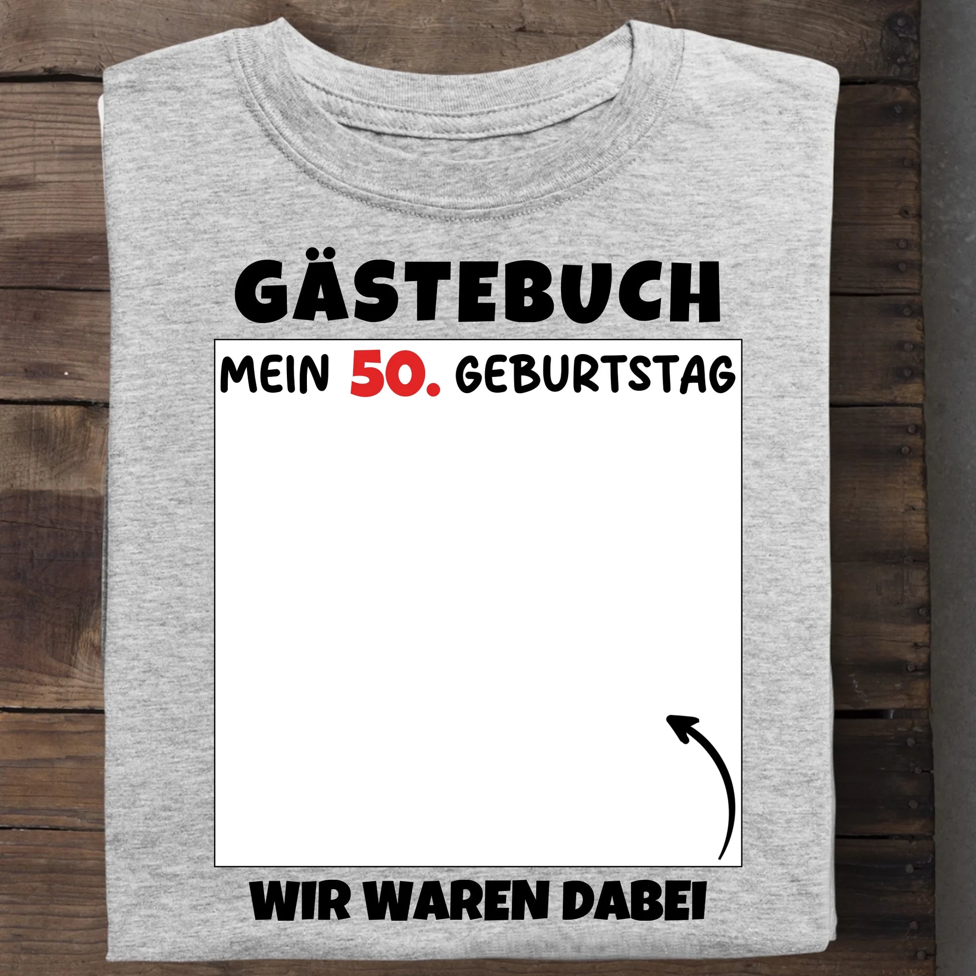 Gästebuch - Organic Men's Shirt (personalisierbar) Crafter T-Shirt ST ST Heather-Grey