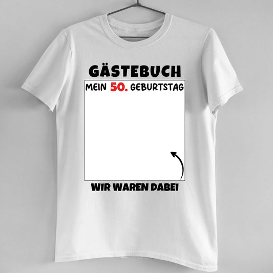 Gästebuch - Organic Men's Shirt (personalisierbar)