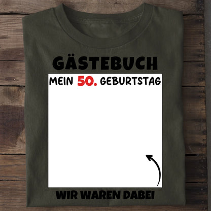 Gästebuch - Organic Men's Shirt (personalisierbar) Crafter T-Shirt ST ST Khaki