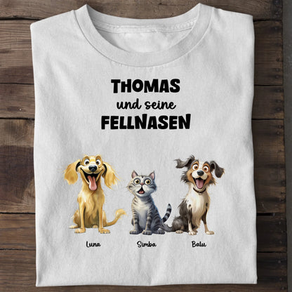 Meine Fellnasen - Organic Men's Shirt (personalisierbar) Crafter T-Shirt ST ST White