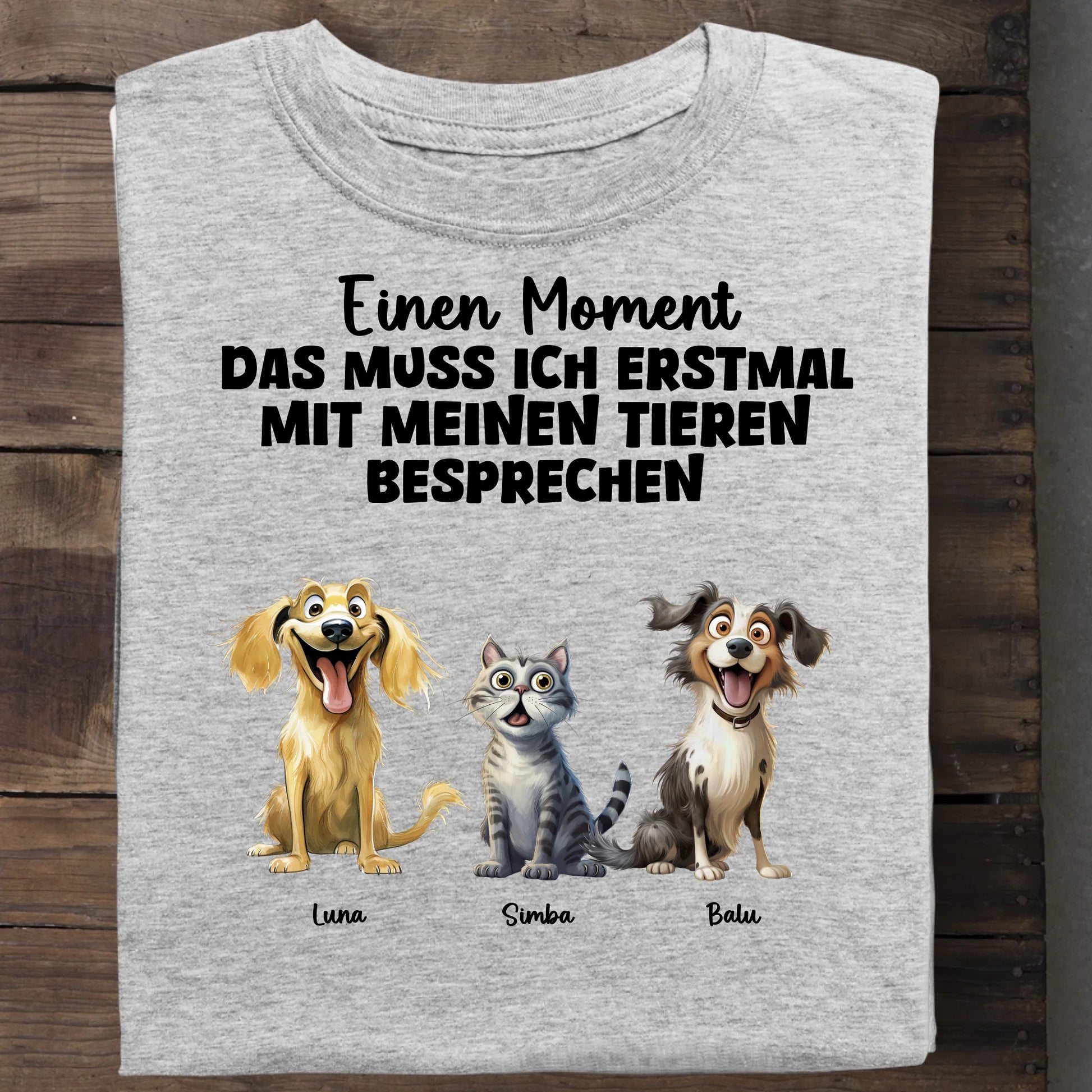 Das muss ich erst besprechen - Organic Men's Shirt (personalisierbar) Crafter T-Shirt ST ST Heather-Grey