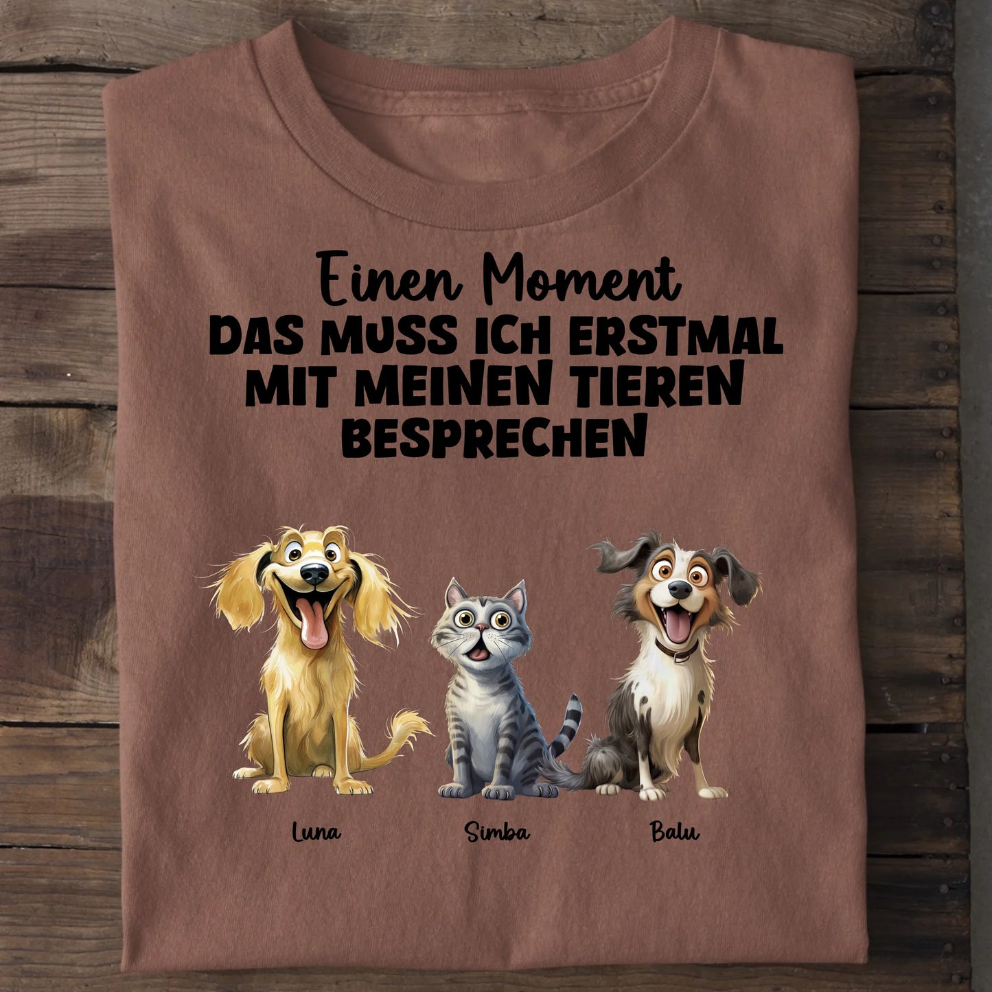 Das muss ich erst besprechen - Organic Men's Shirt (personalisierbar) Crafter T-Shirt ST ST Heritage-Brown