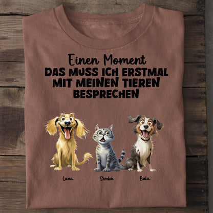 Das muss ich erst besprechen - Organic Men's Shirt (personalisierbar) Crafter T-Shirt ST ST Heritage-Brown