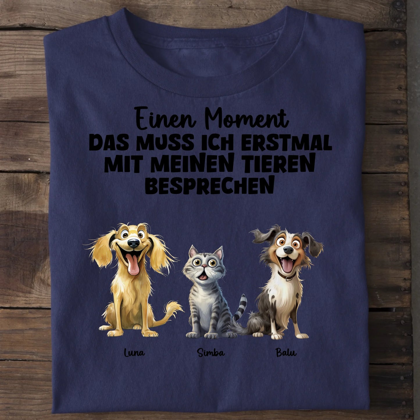 Das muss ich erst besprechen - Organic Men's Shirt (personalisierbar) Crafter T-Shirt ST ST French-Navy