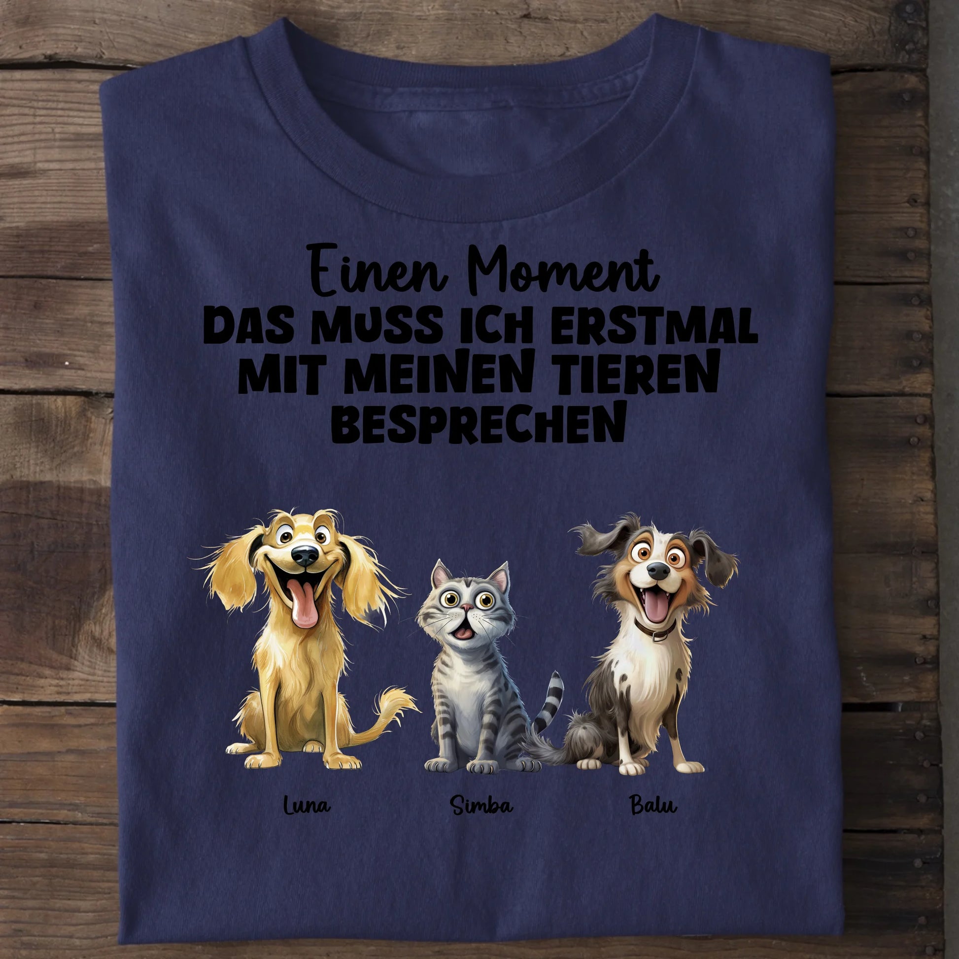Das muss ich erst besprechen - Organic Men's Shirt (personalisierbar) Crafter T-Shirt ST ST French-Navy