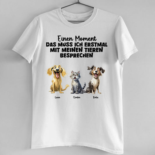 Das muss ich erst besprechen - Organic Men's Shirt (personalisierbar)
