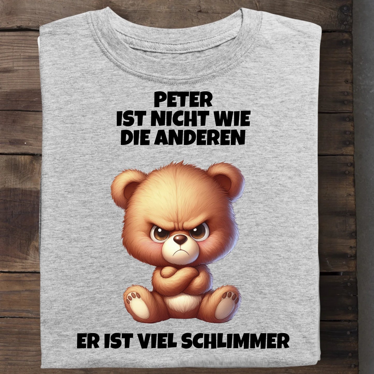 Nicht wie die anderen - Organic Men's Shirt (personalisierbar) Crafter T-Shirt ST ST Heather-Grey
