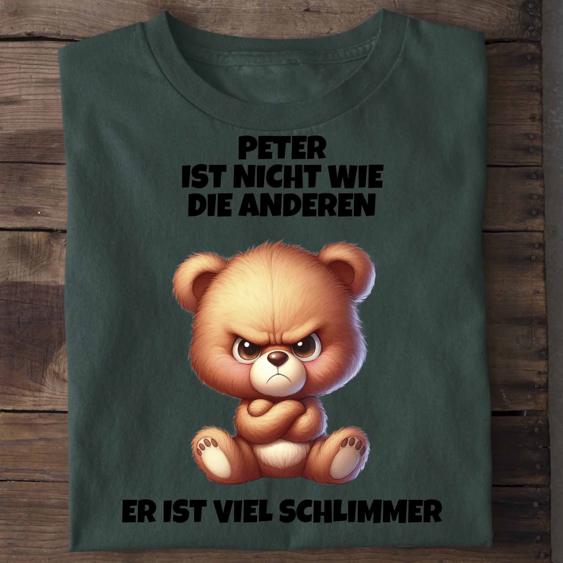 Nicht wie die anderen - Organic Men's Shirt (personalisierbar) Crafter T-Shirt ST ST Bottled-Green