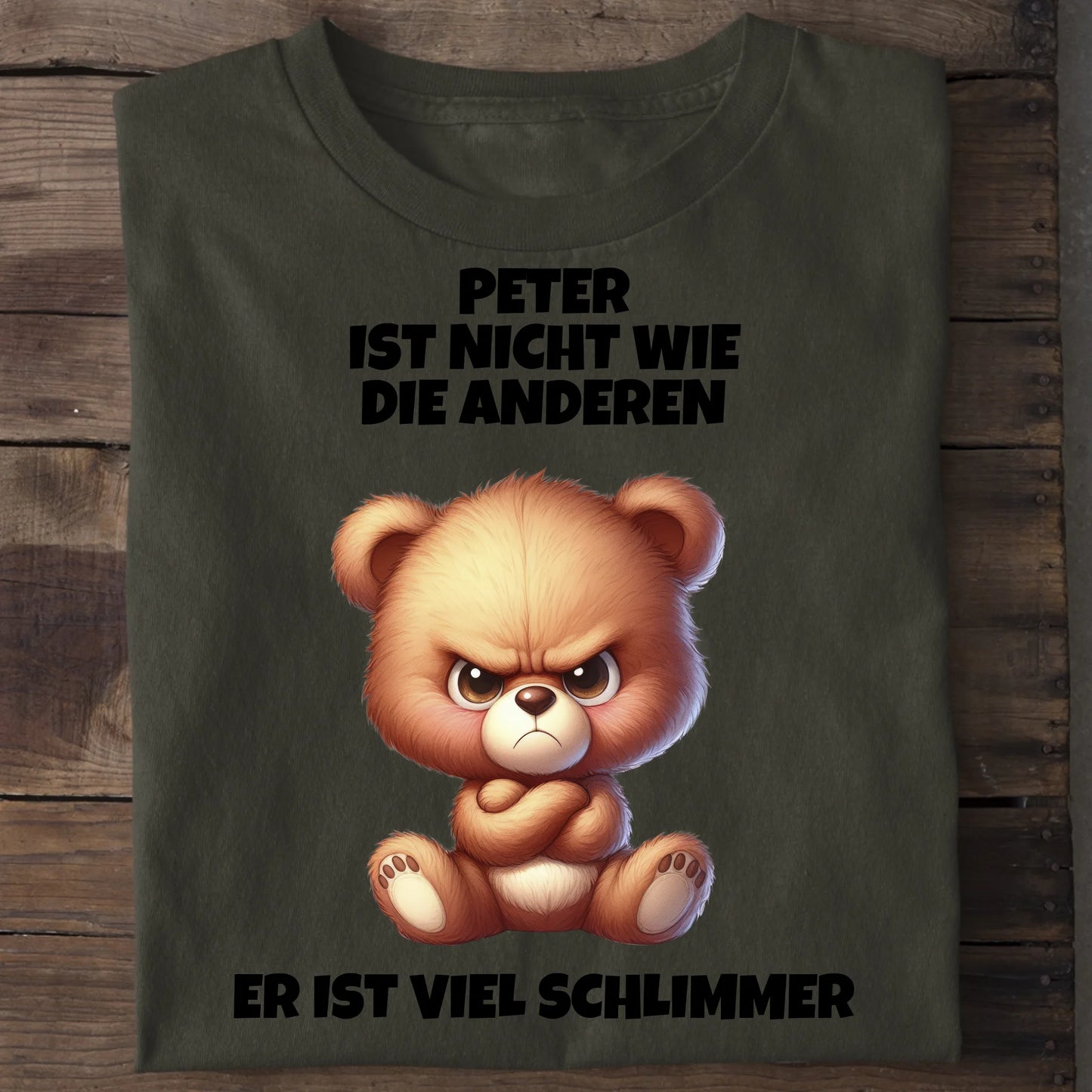Nicht wie die anderen - Organic Men's Shirt (personalisierbar) Crafter T-Shirt ST ST Khaki